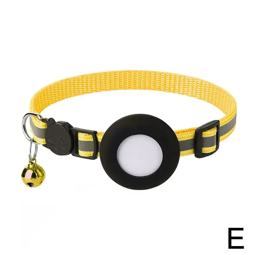 Reflective Pet Tracker Collar With Bell - Love My Pet