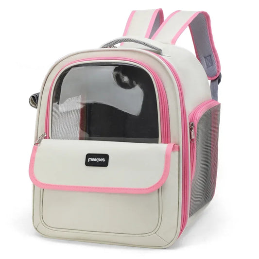 Portable Pet Backpack Foldable With Large Capacity