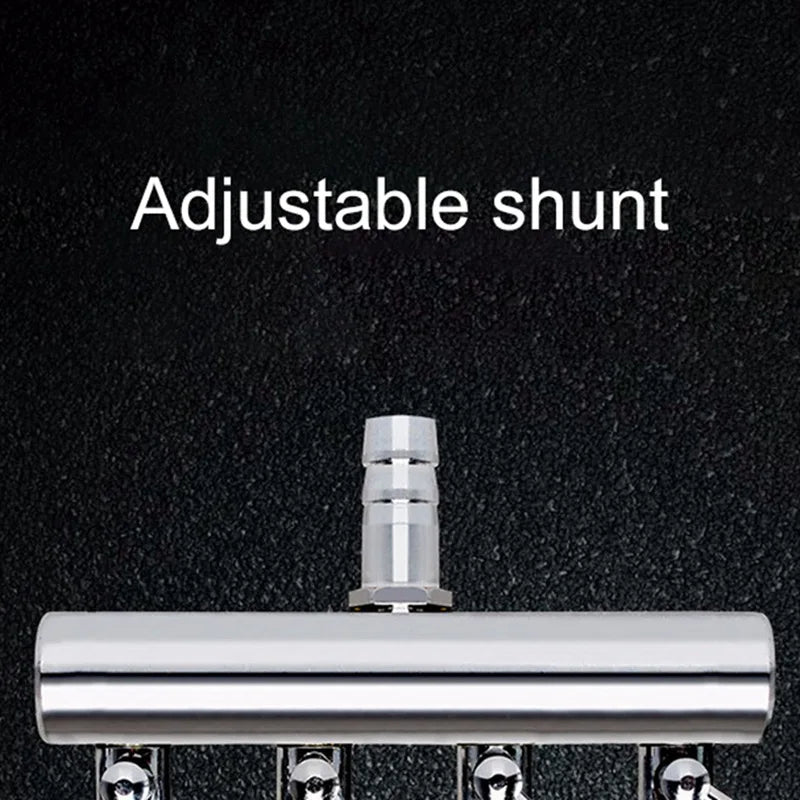 Air Splitter Valve Aquarium Fish Tank 2/4/6/ Way