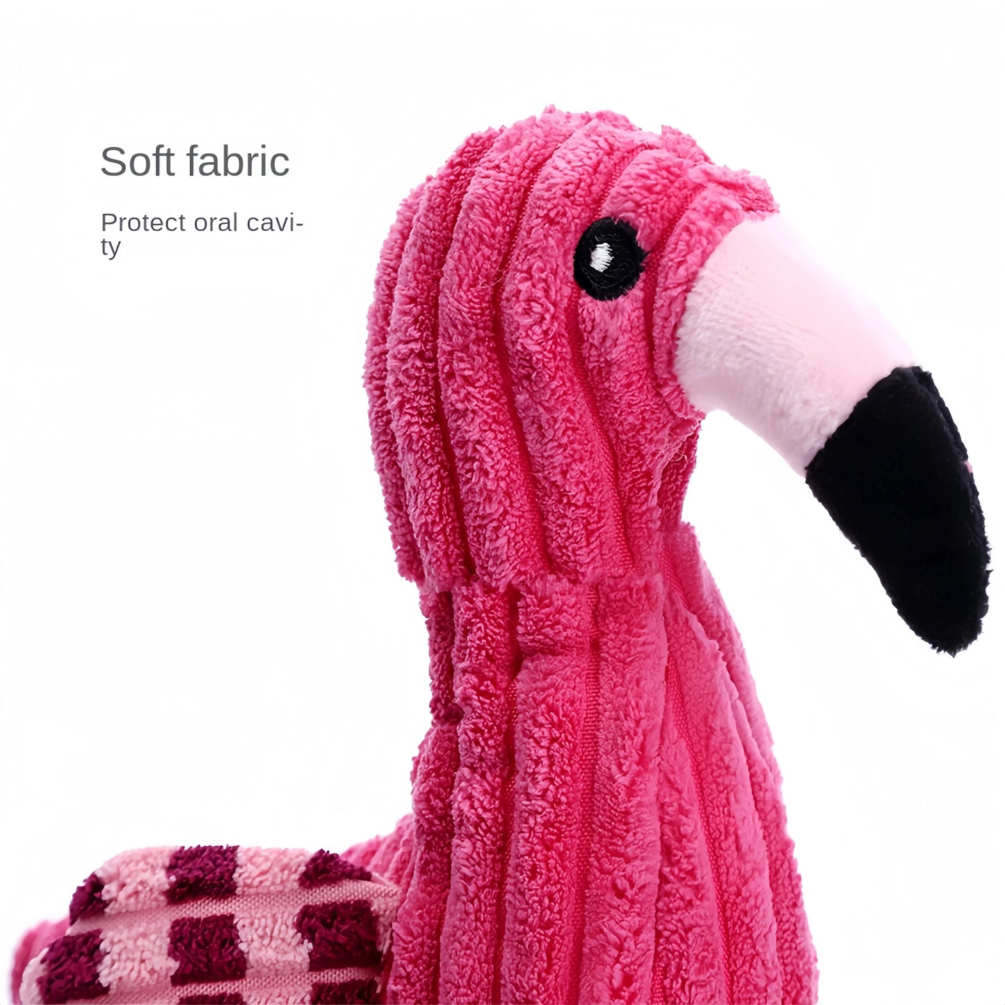 Flamingo Shape Squeaky Toys