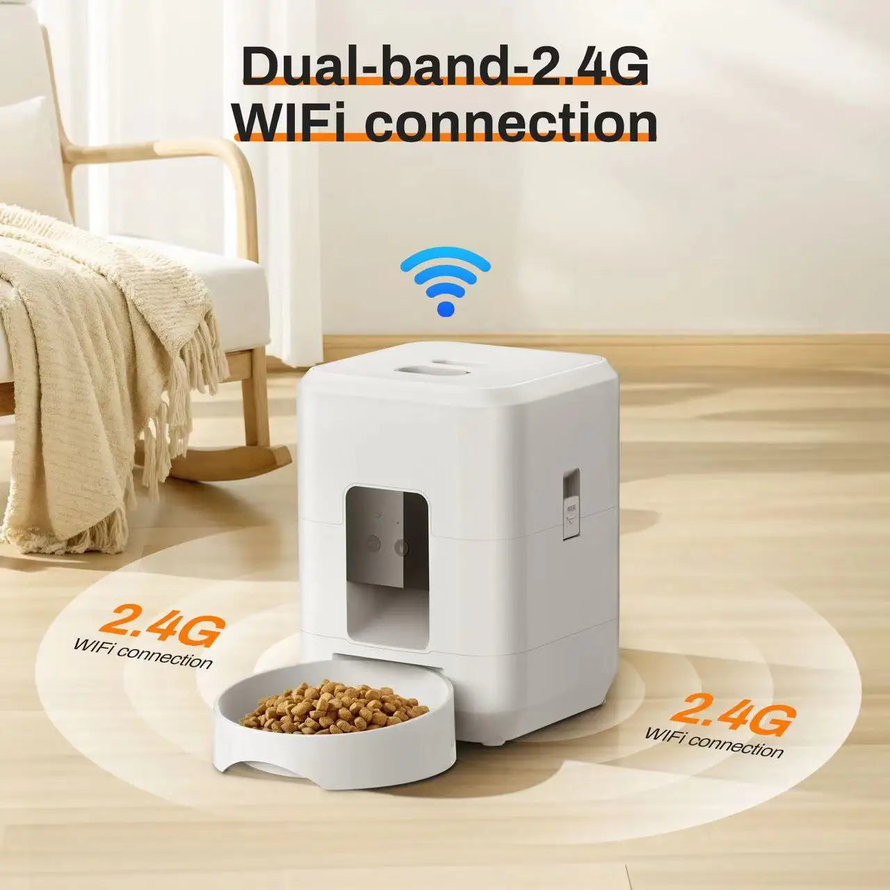 2L Smart Control Pet Feeder WIFI Pet Food Dispenser - Love My Pet