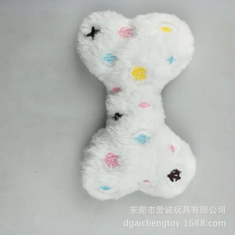 Luxury Fancy Dog Toy Bone Shaped