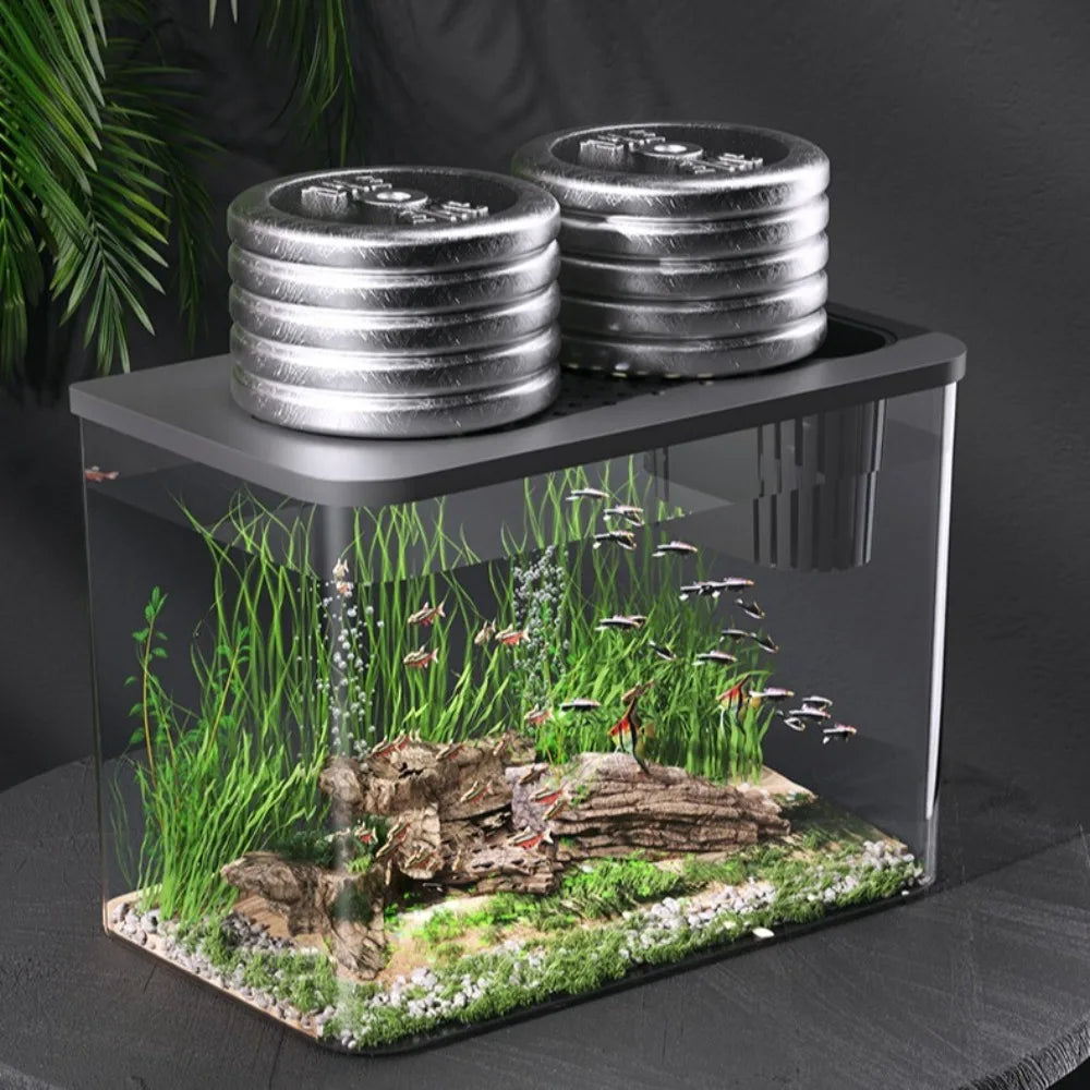 ABS Fish Tank Transparent with Lid