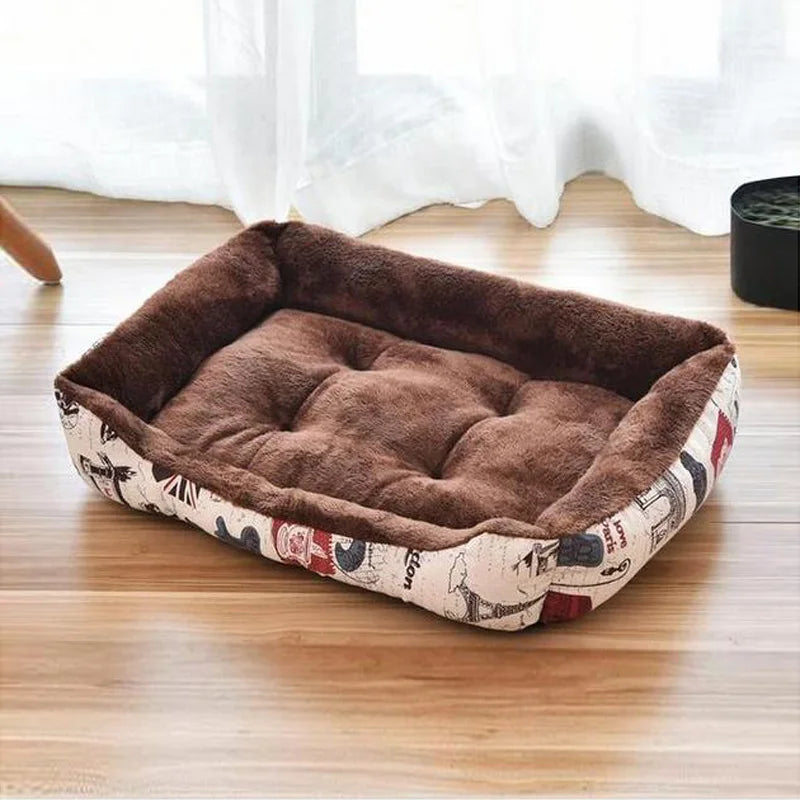 Four Seasons Warm Washable Pet Bed Many Colors