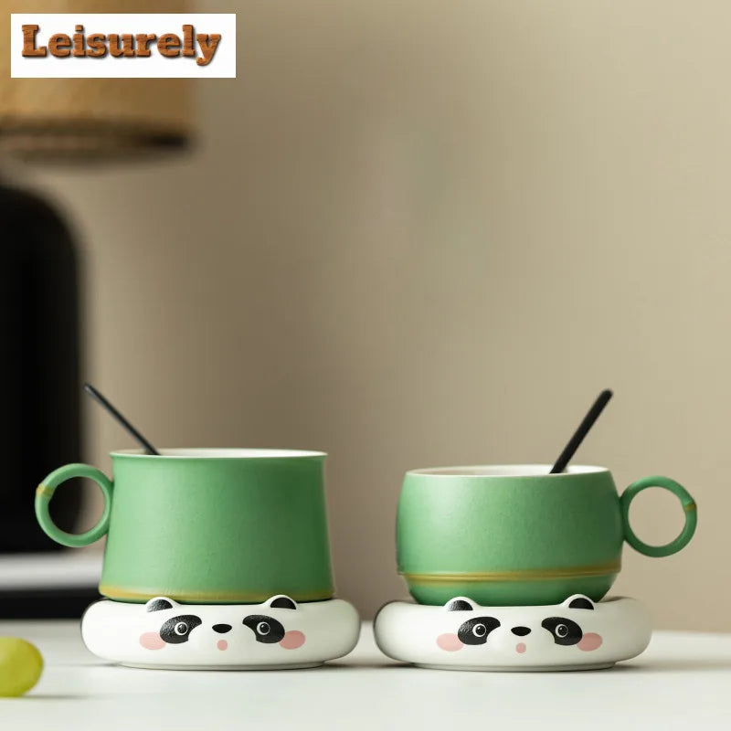 Hand Crafted Animal Ceramic Mug, Bowl With Saucer Kit