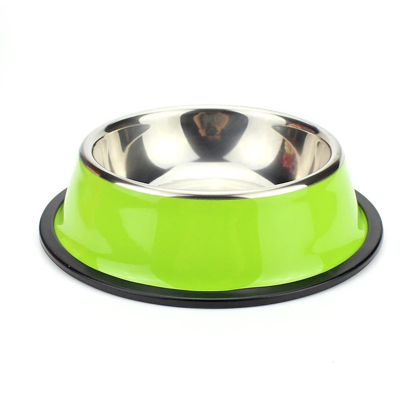 Non-Slip Stainless Steel Pet Dishes - Love My Pet