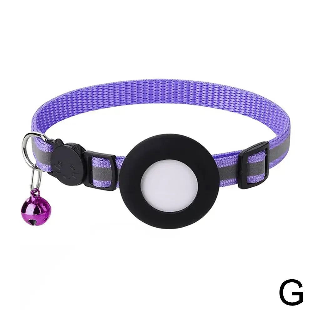 Reflective Pet Tracker Collar With Bell - Love My Pet