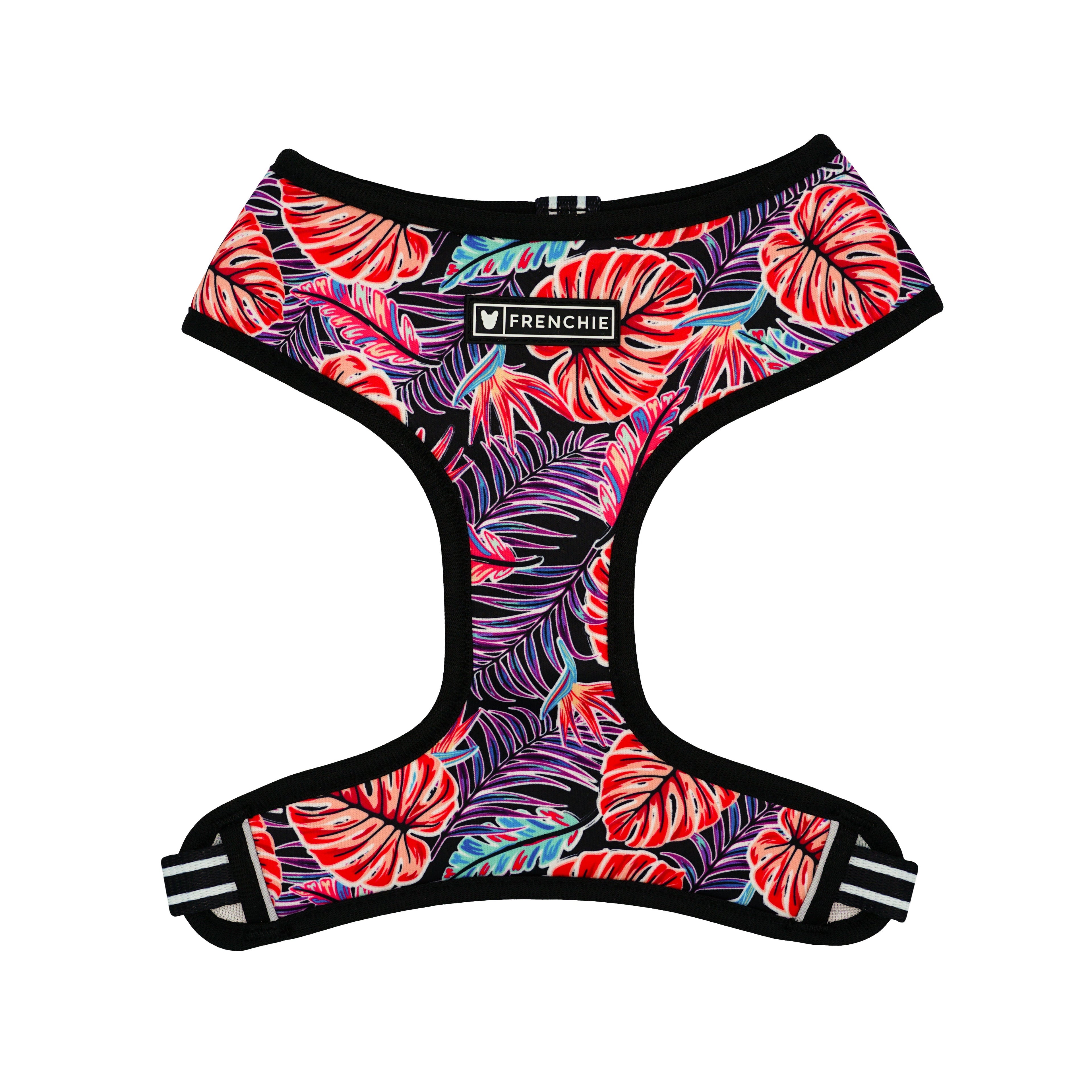 Frenchie Duo Reversible Harness - Tropical Palms