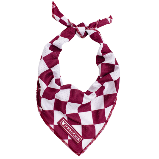 Frenchie Cooling Bandana - Solid Ruby