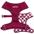 Frenchie Duo Reversible Harness - Solid Ruby