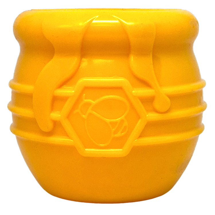 Honey Pot Durable PUP-X Rubber eCup Treat Dispenser & Enrichment Toy