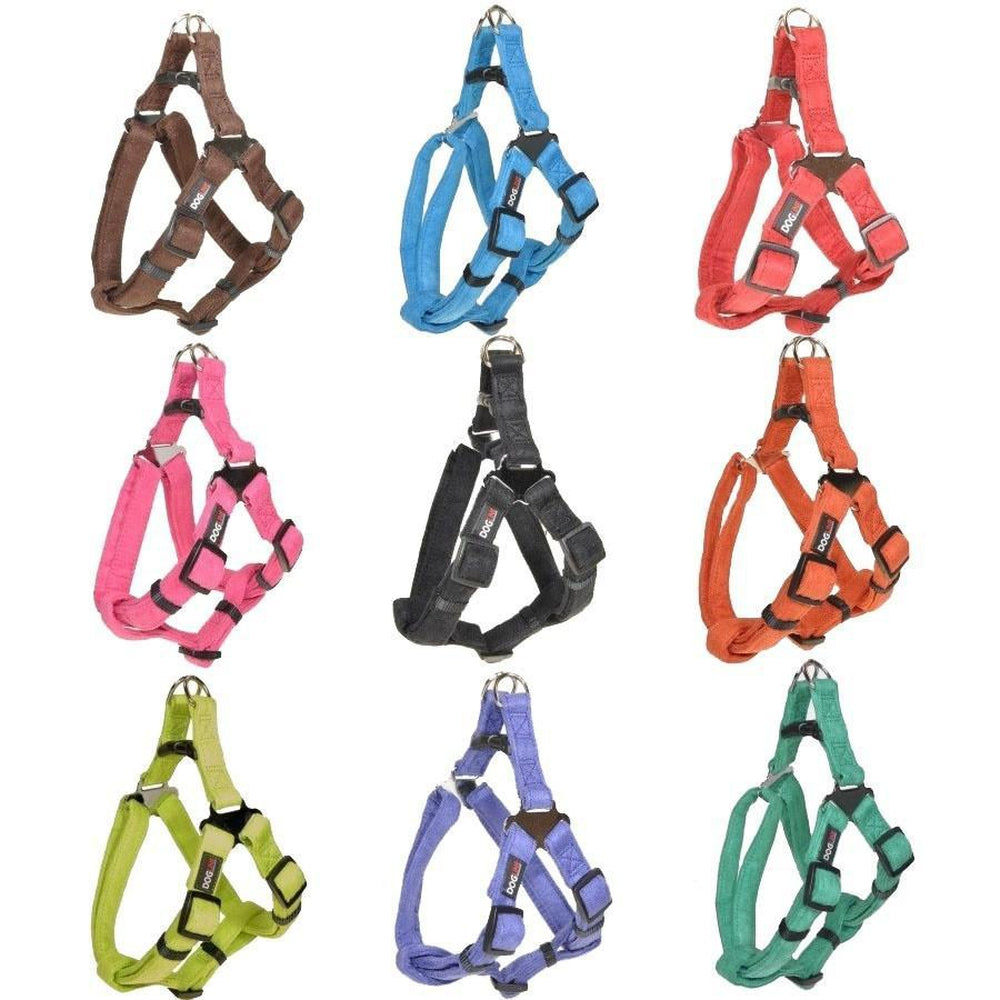 Comfort Microfiber Flat Step-In Dog Harness