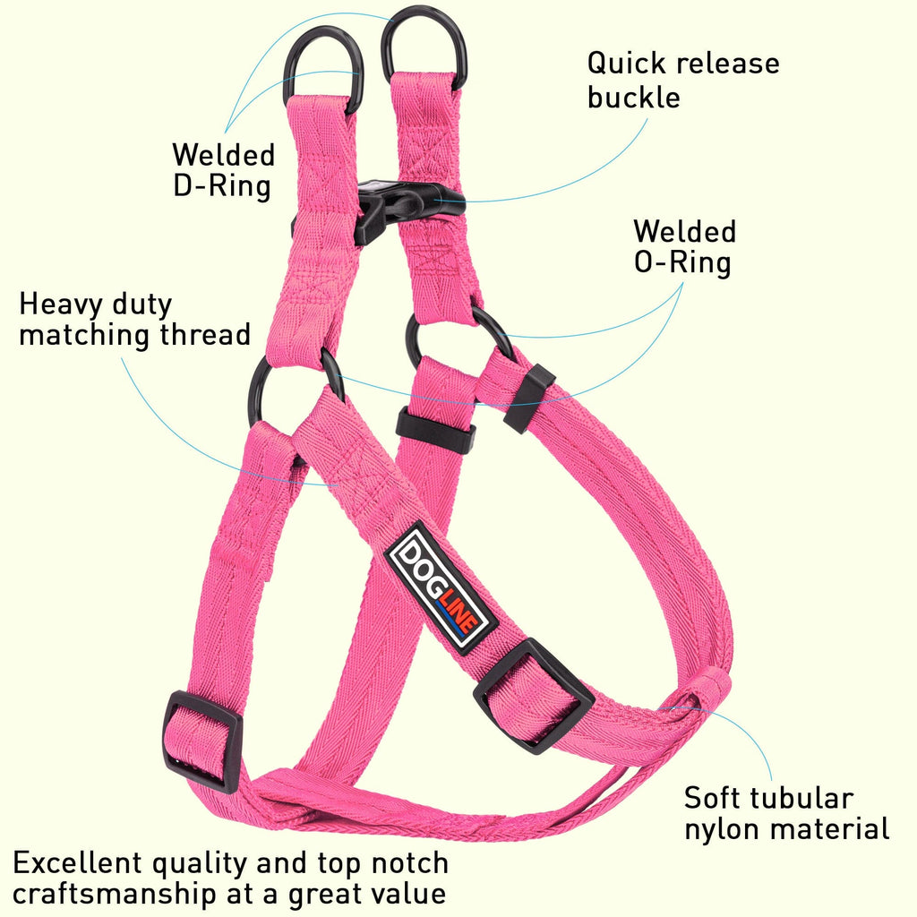 Nylon Flat Step-In Dog Harness