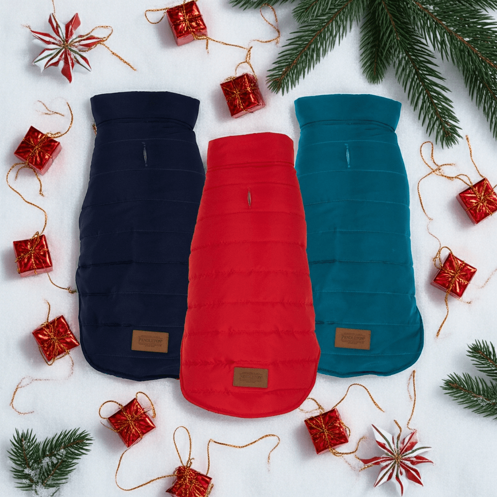 Pendleton Pilot Rock Puffer Dog Coat