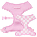 Frenchie Duo Reversible Harness - Solid Pink Bubblegum