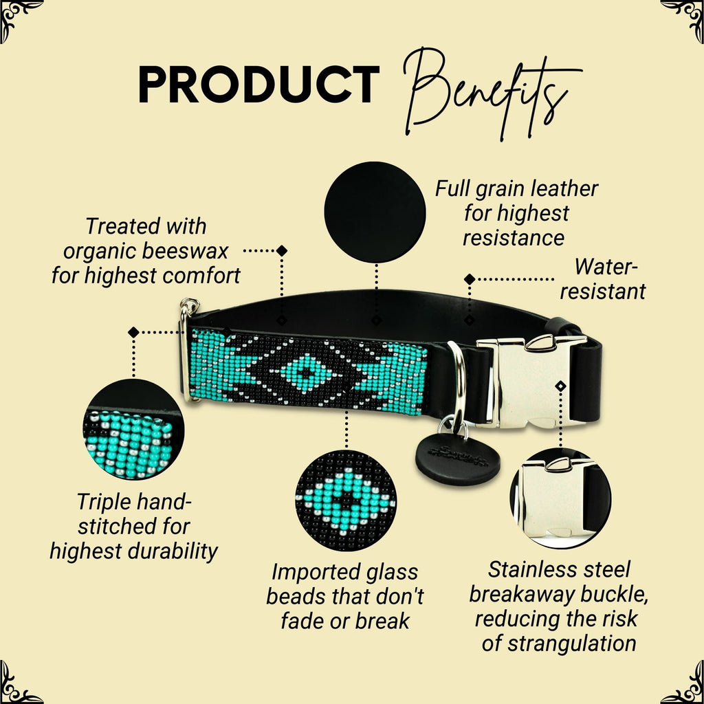 Saint Barth dog collar (quick release)