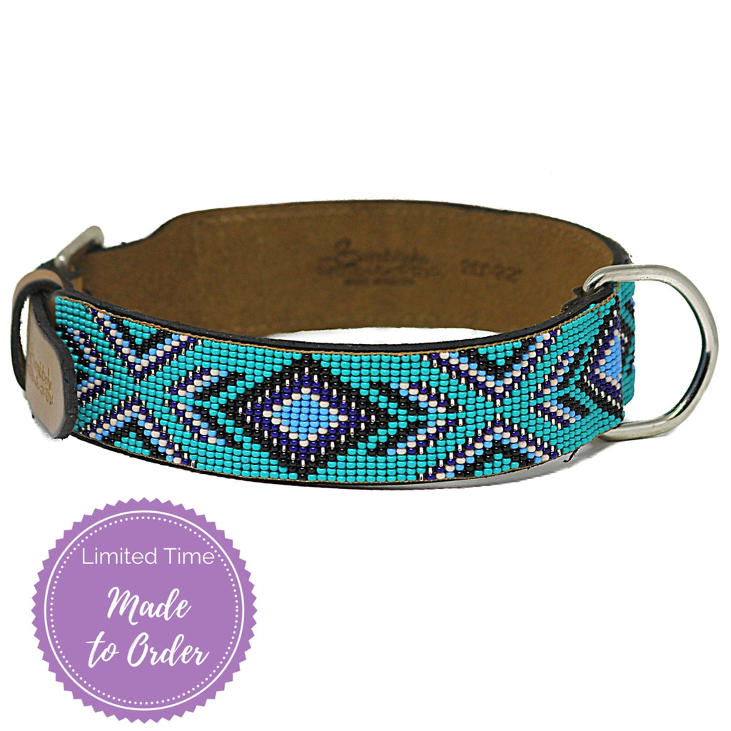 Saint Tropez Sambboho dog collar (with center D-ring)