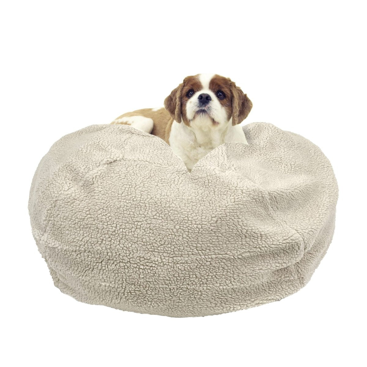 Sherpa Puff Ball Bean Bag