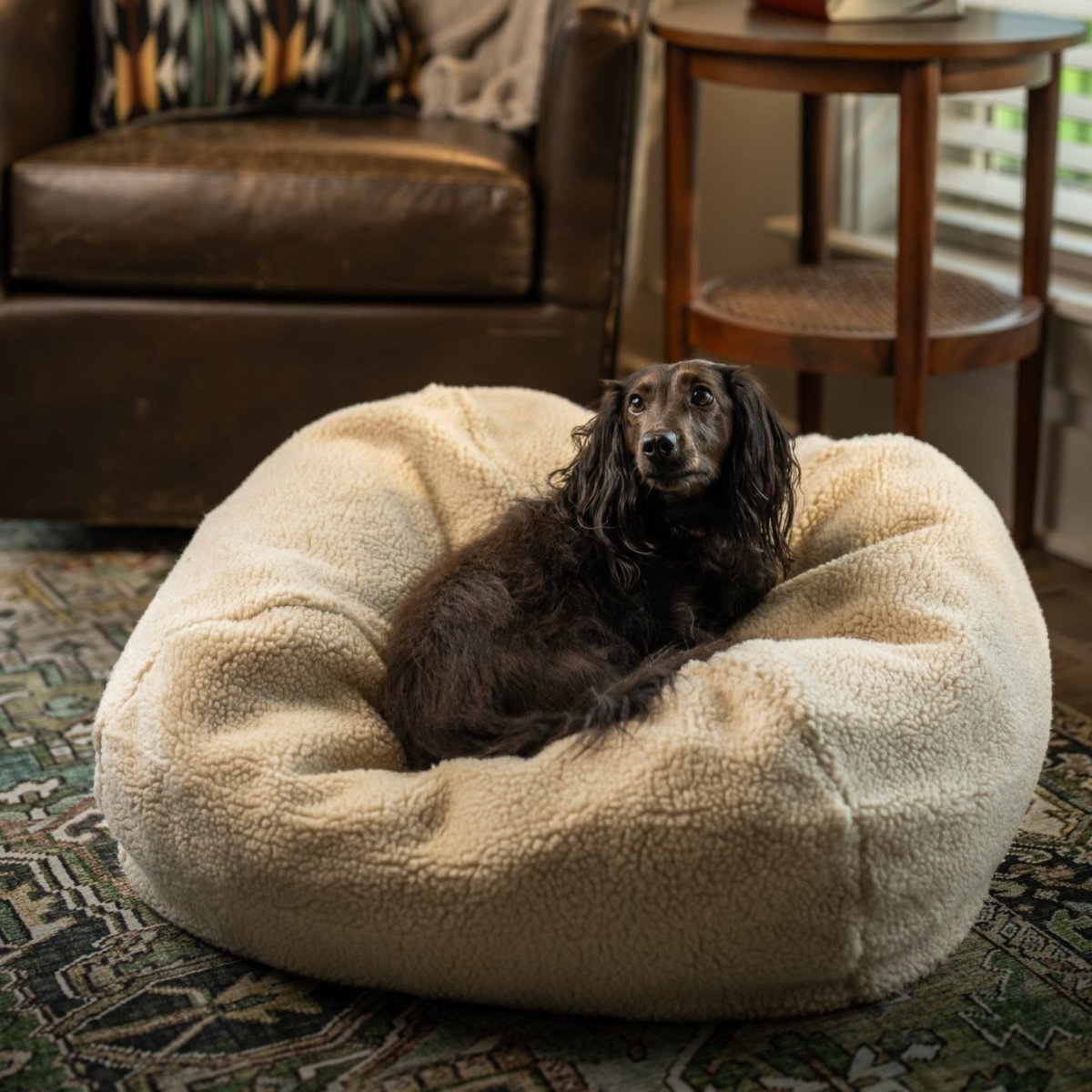 Sherpa Puff Ball Bean Bag
