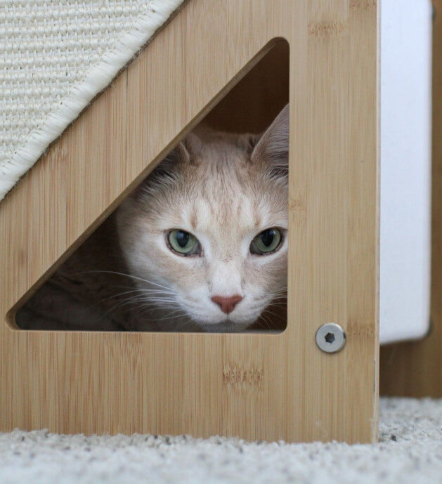 The Grotto - Short Cat Tree for Small Spaces