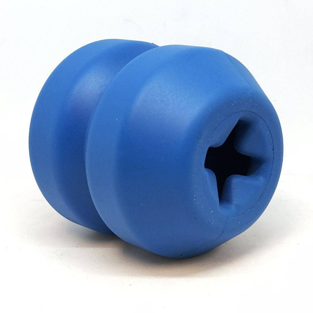 Double Trouble Durable Rubber Chew Toy and Treat Dispenser