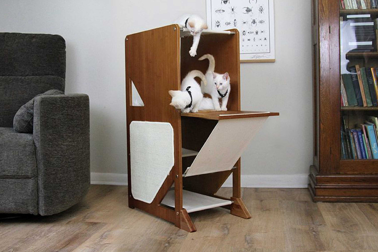 The Overlook - Sturdy - Bamboo Cat Tree