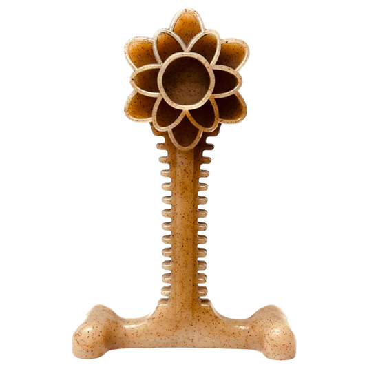 Honey Bone Dental Flower Tower eChew Ultra Durable Nylon Dog Chew Toy - XL