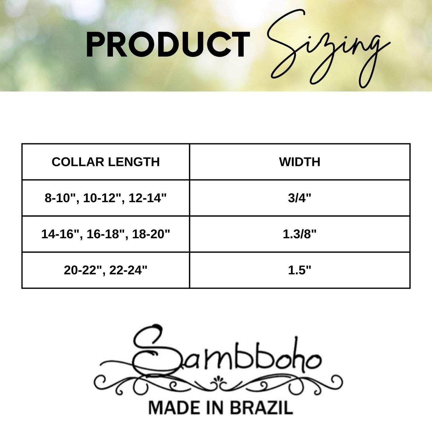 Zebra Sambboho dog collar (animal print collection)